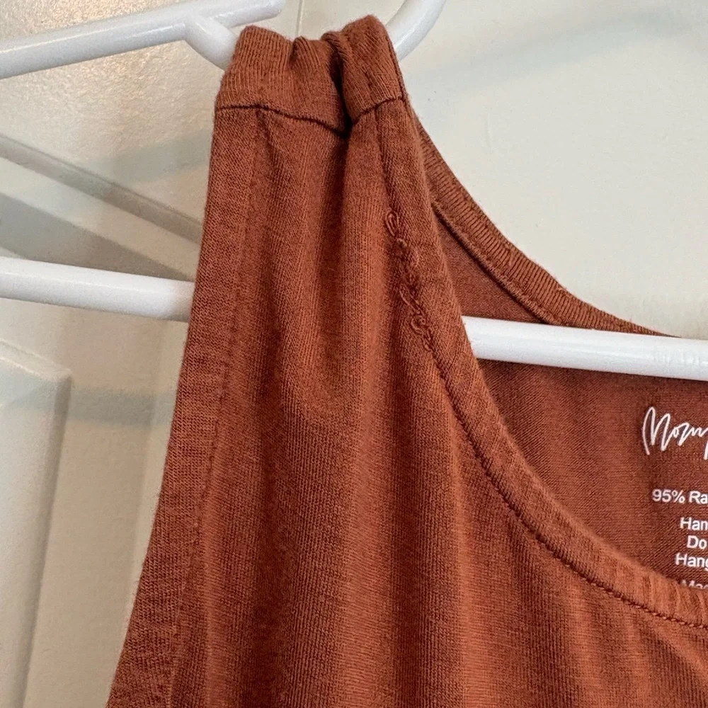 Momper Romper Terracotta Burnt Orange One Piece Harem Pant Jumpsuit 2T-3t